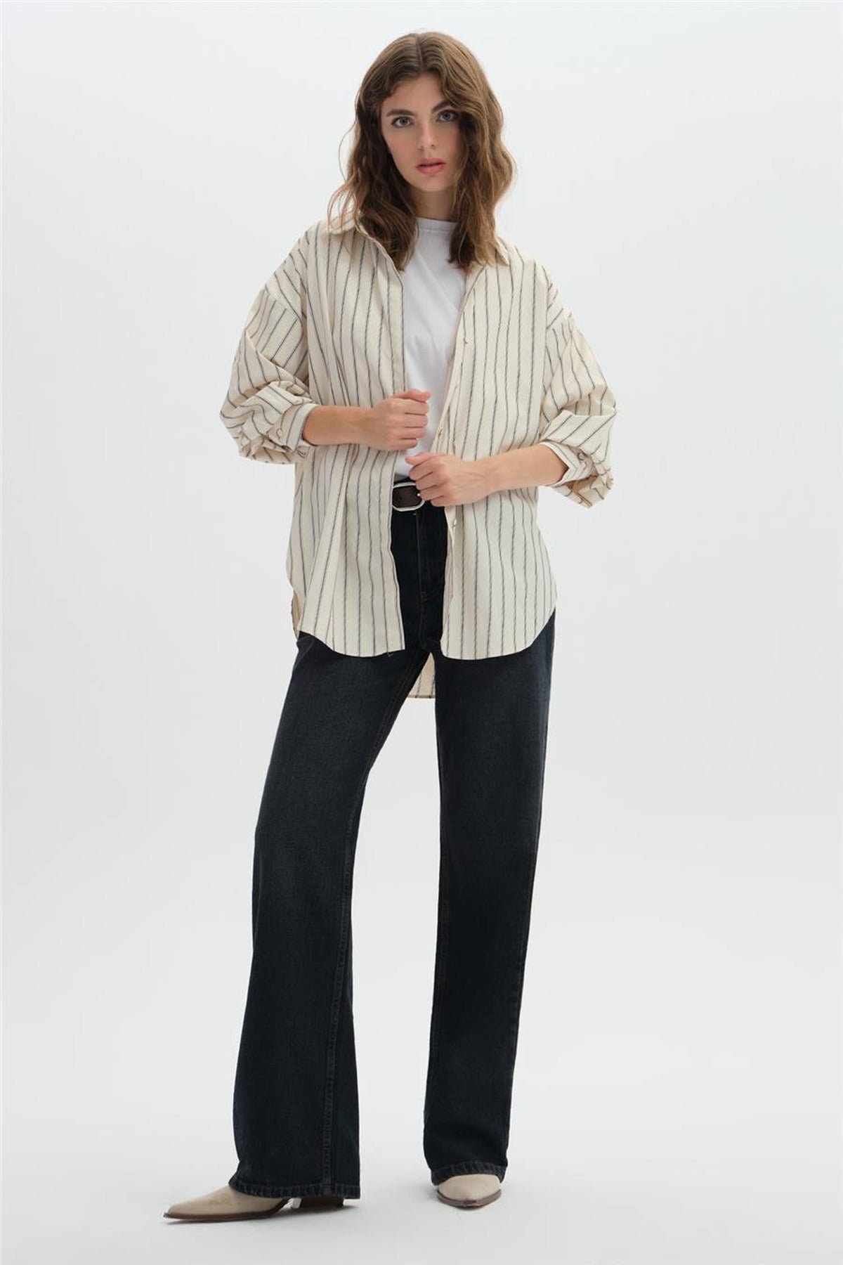 Striped Oversized Shirt