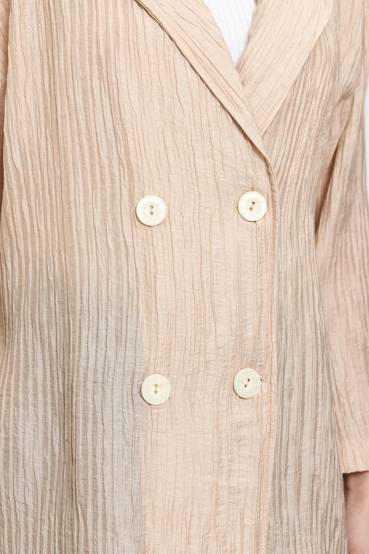 Ribbed Dad Fit Jacket