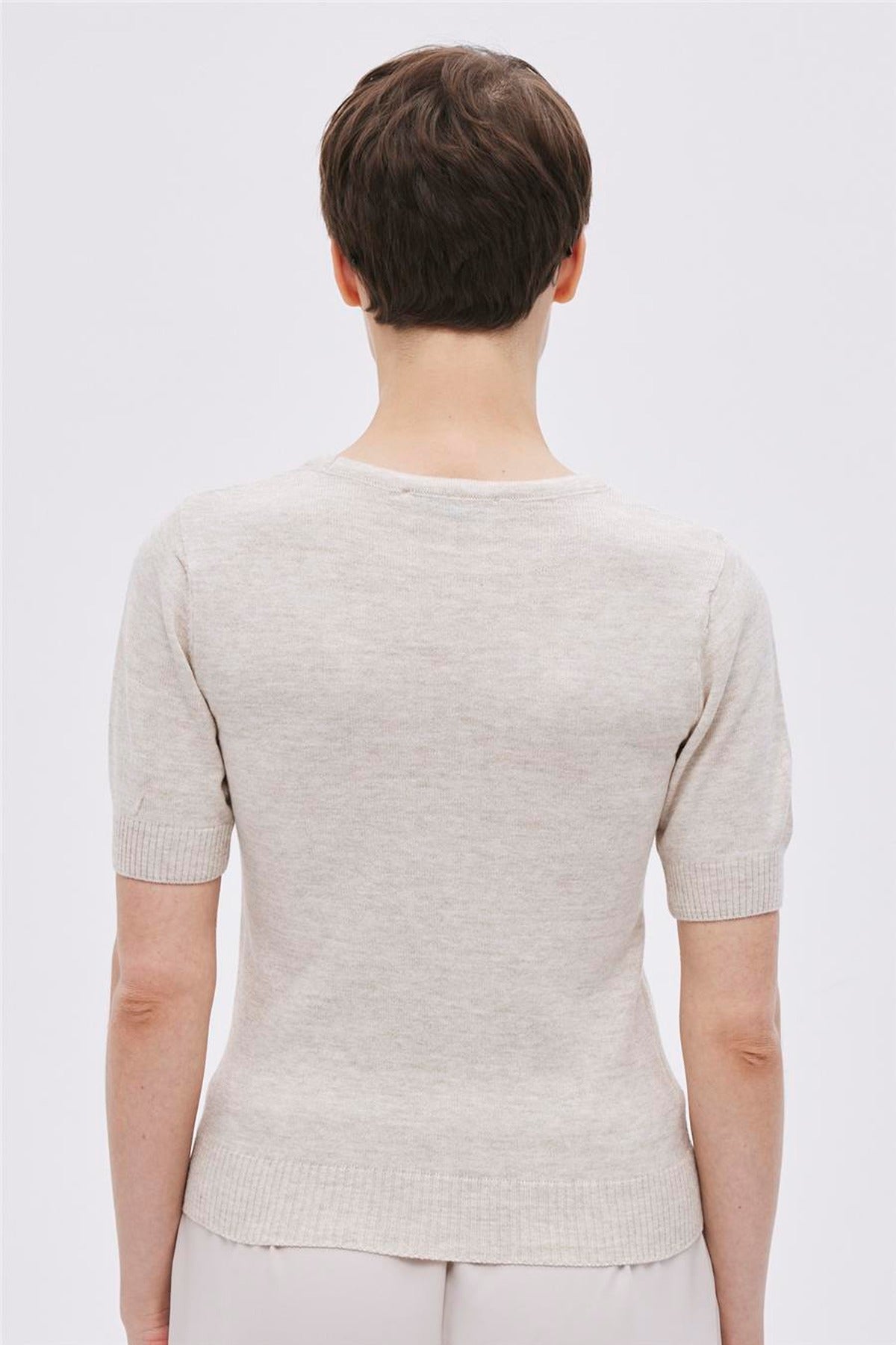 Short Sleeve Knit Jumper