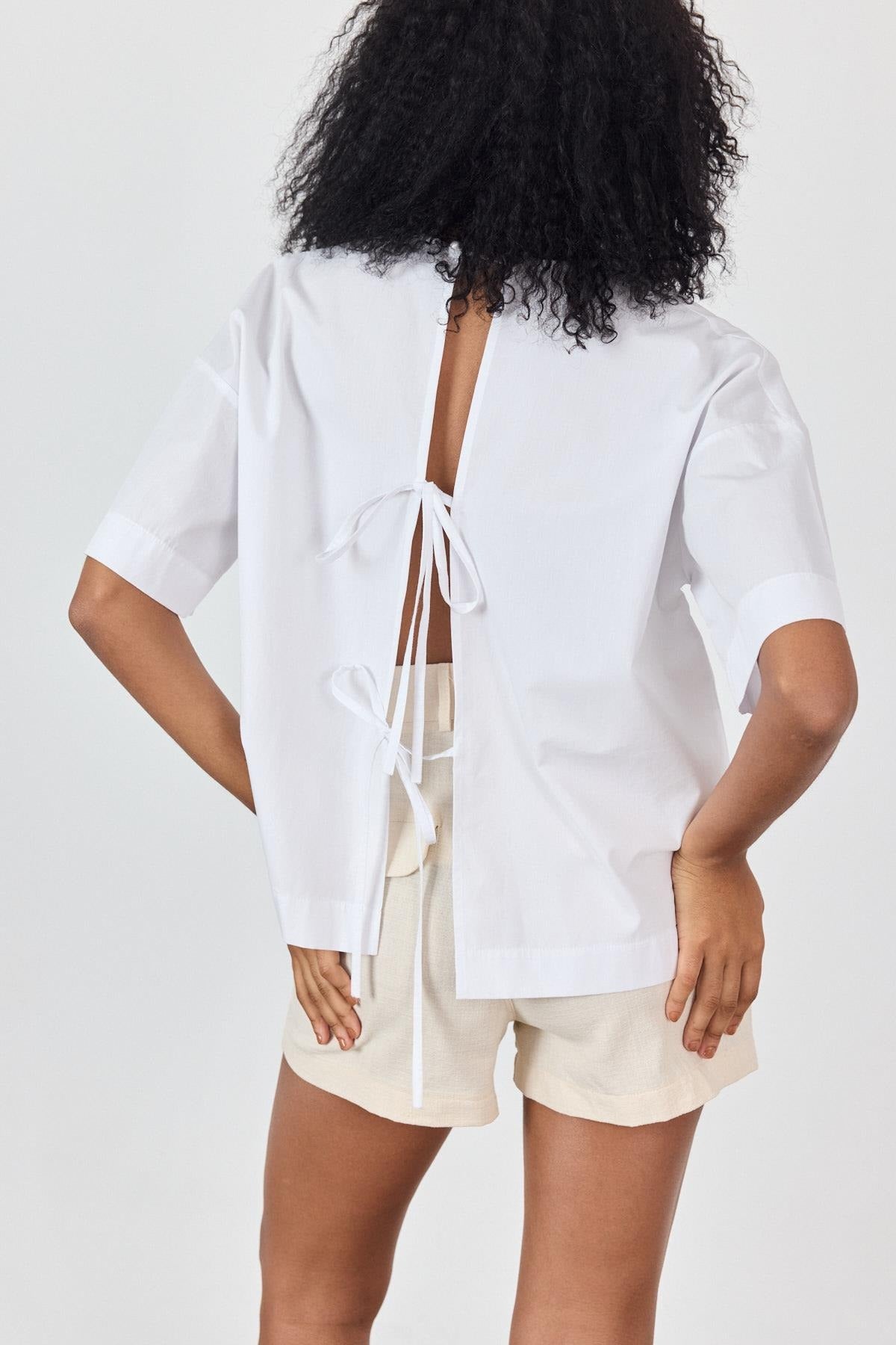100% Cotton Open-Back T-Shirt
