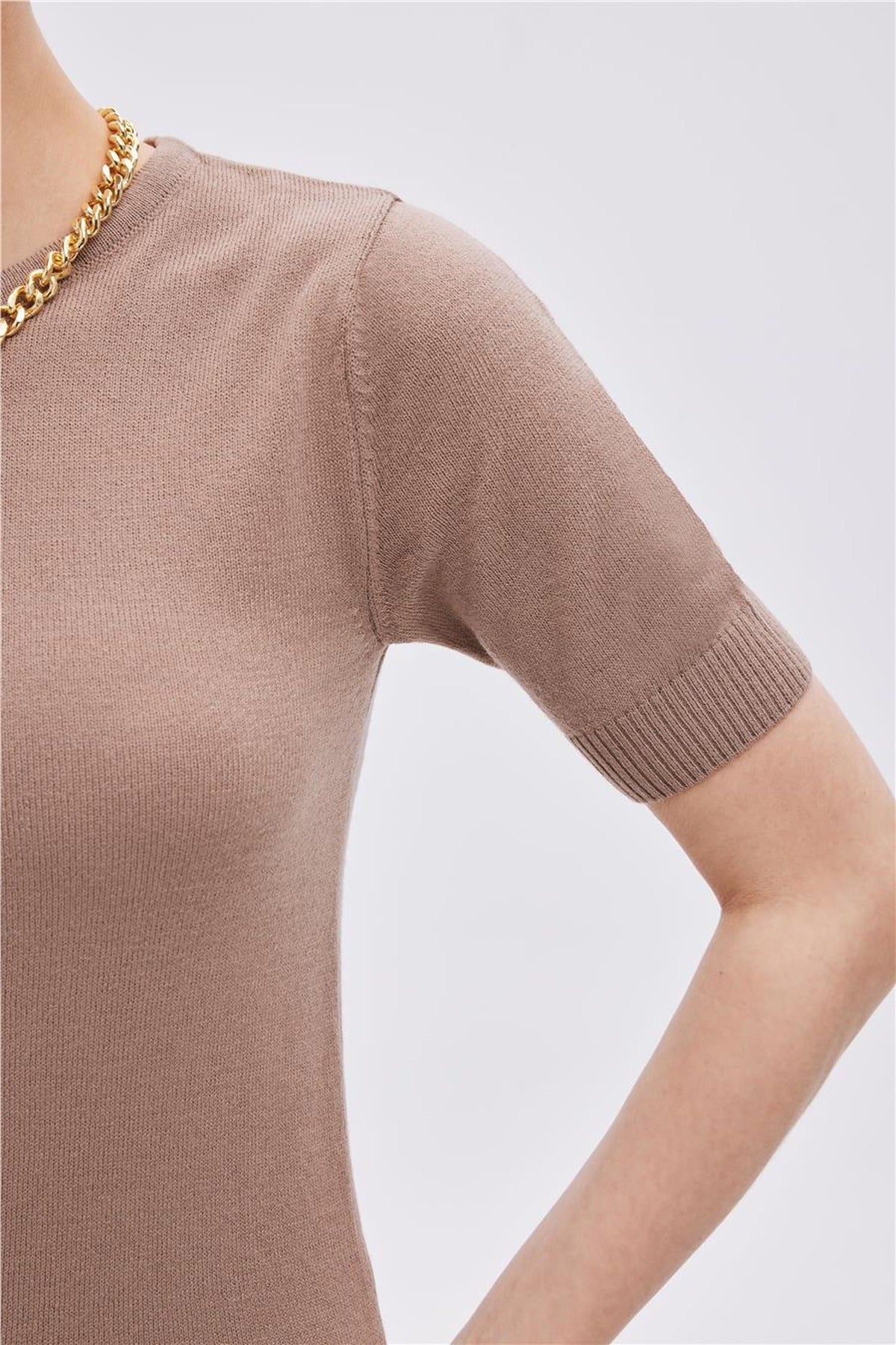 Short Sleeve Knit Jumper