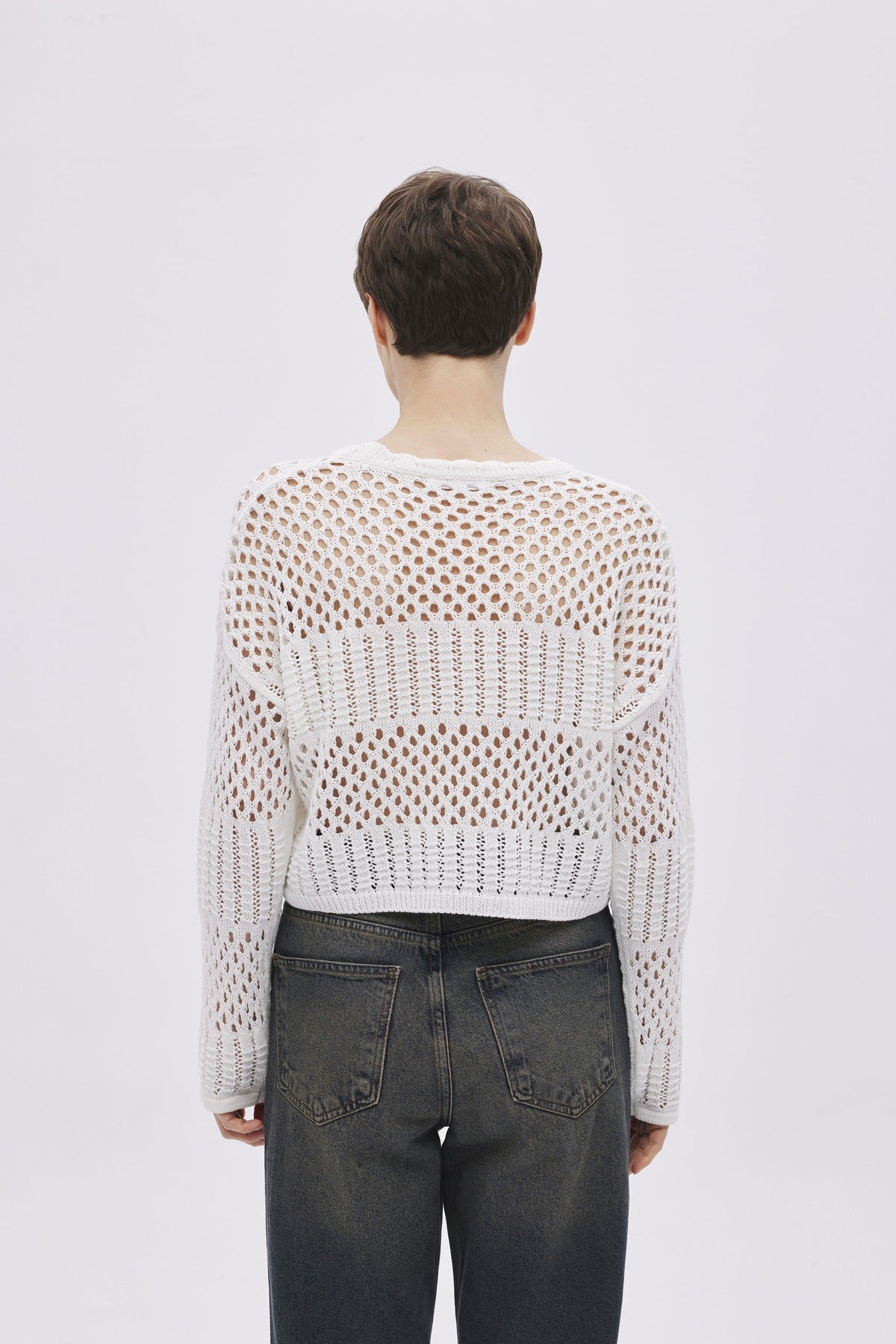 Openwork Knit Jumper