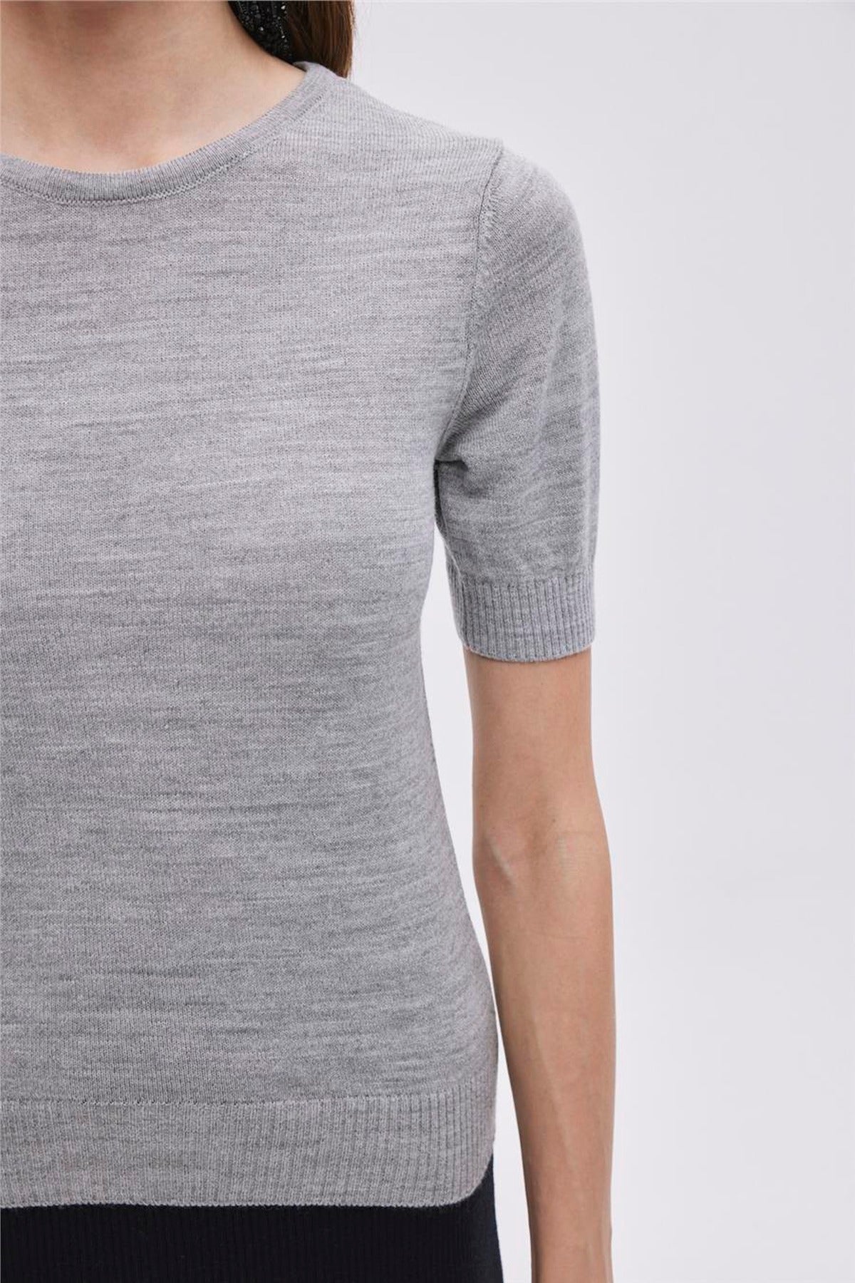 Short Sleeve Knit Jumper