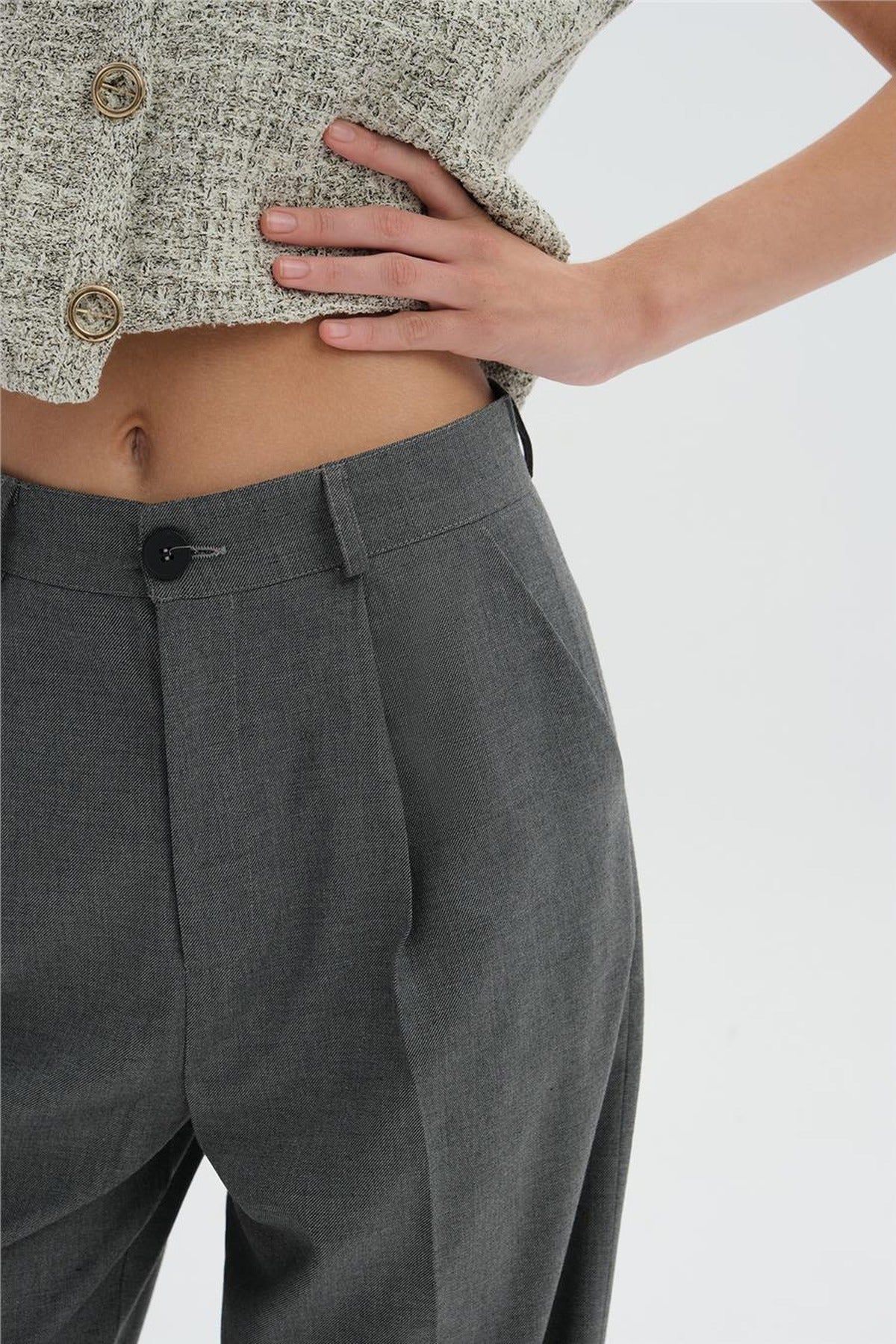Wide-Leg Palazzo Trousers