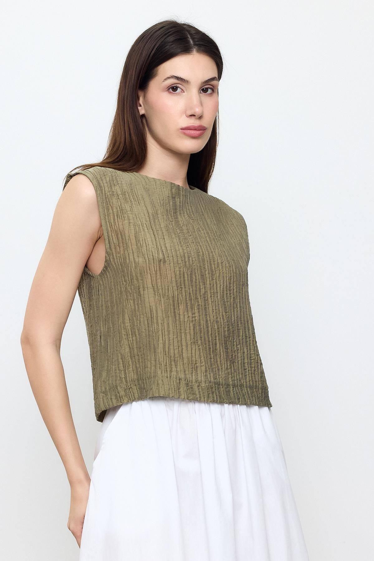 Ribbed Blouse