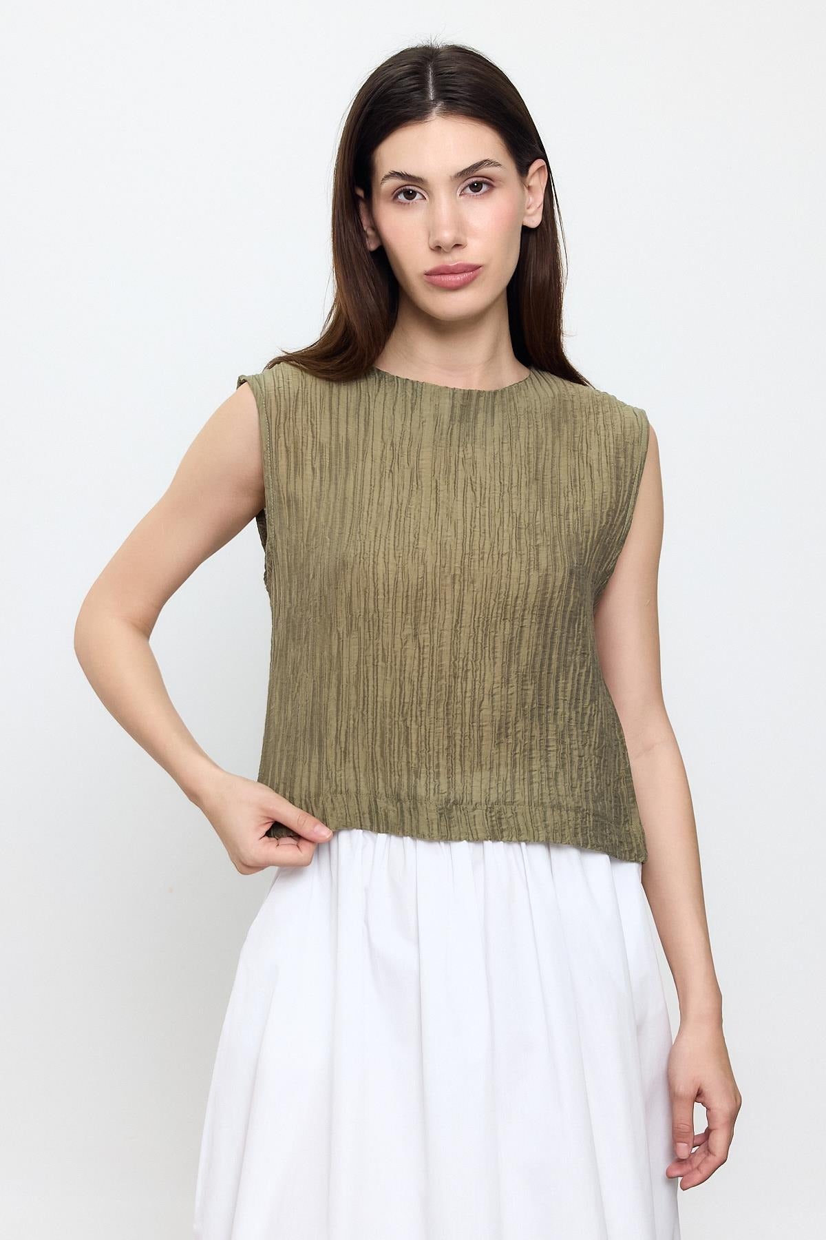 Ribbed Blouse
