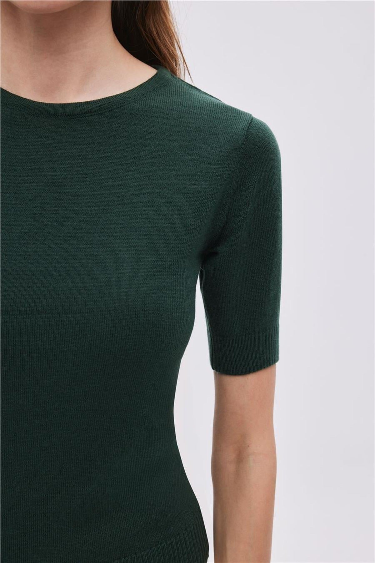 Short Sleeve Knit Jumper