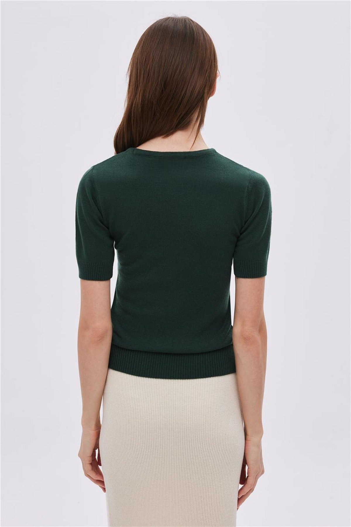 Short Sleeve Knit Jumper