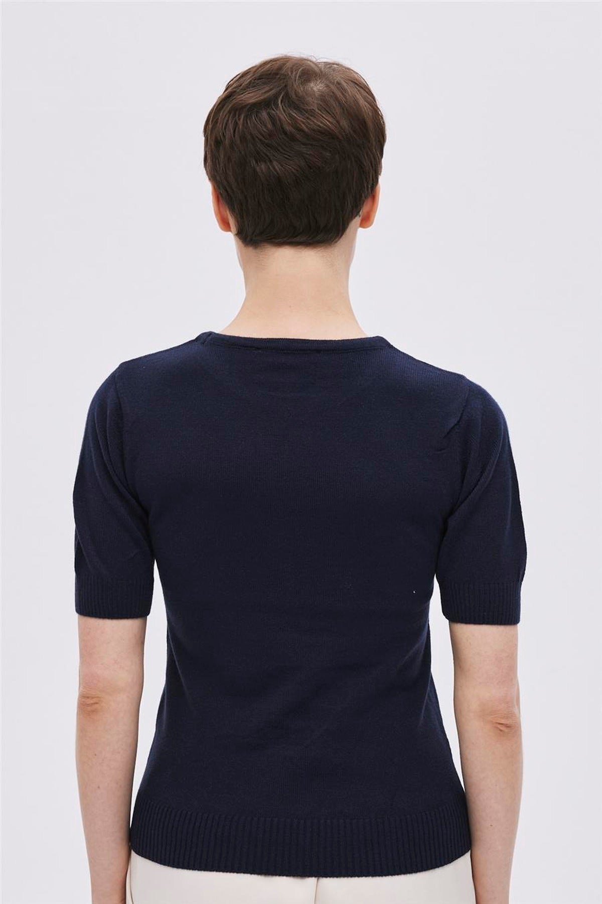 Short Sleeve Knit Jumper