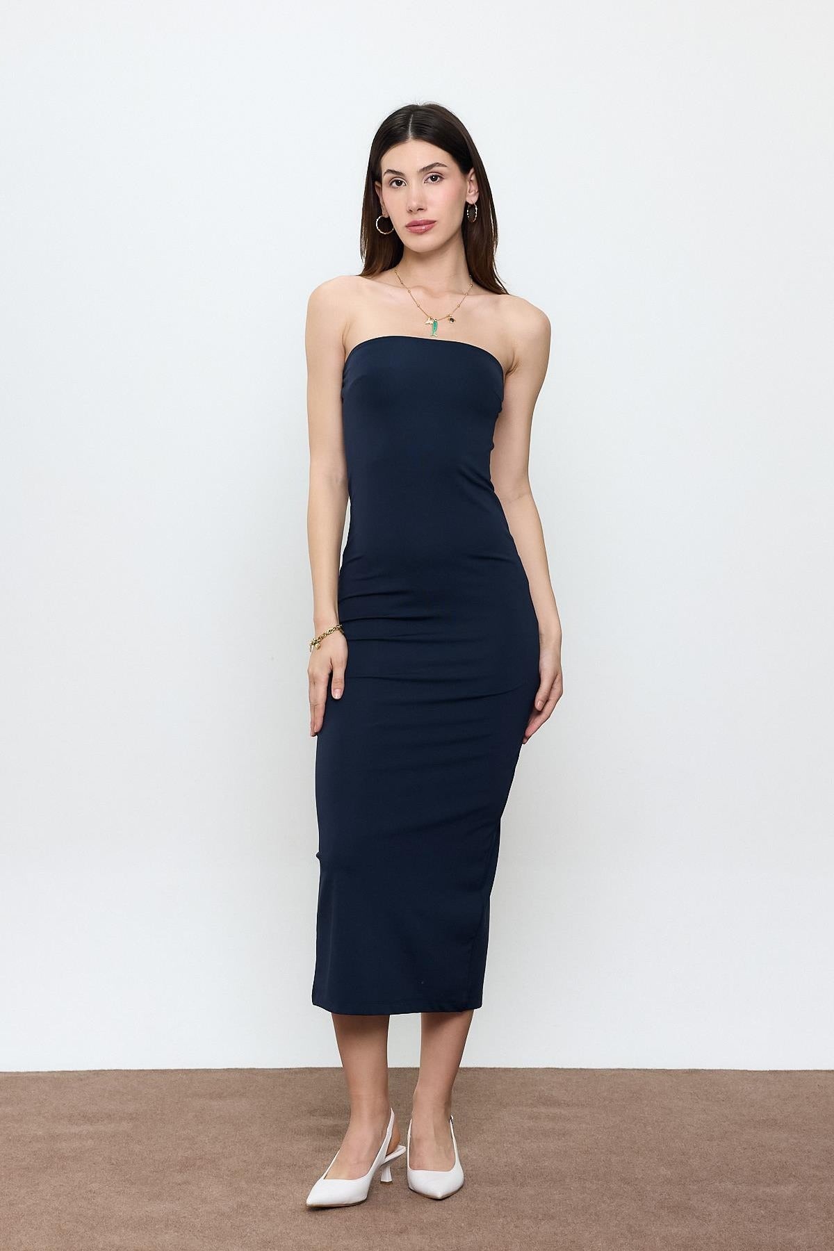 Strapless Maxi Dress