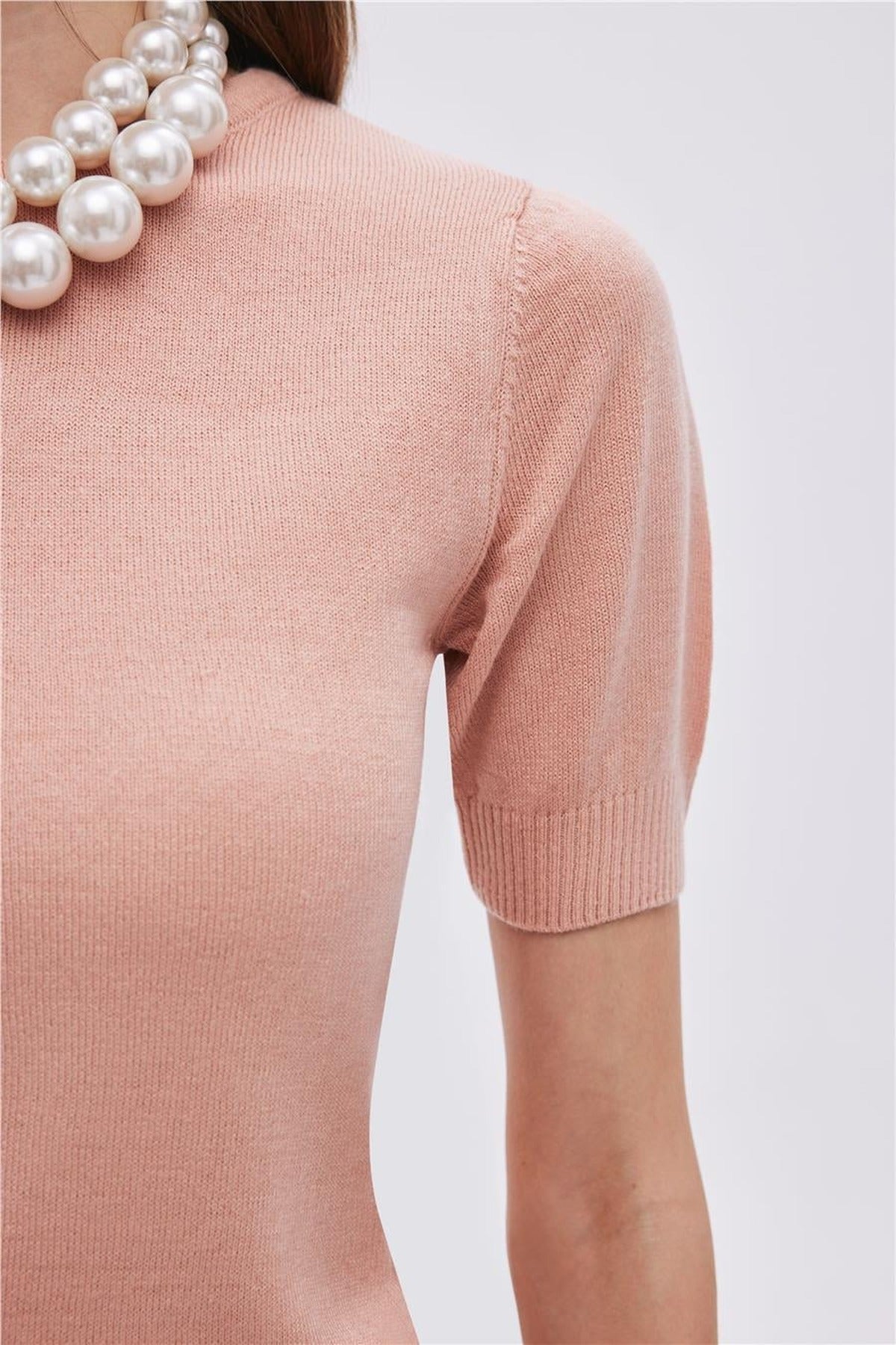 Short Sleeve Knit Jumper