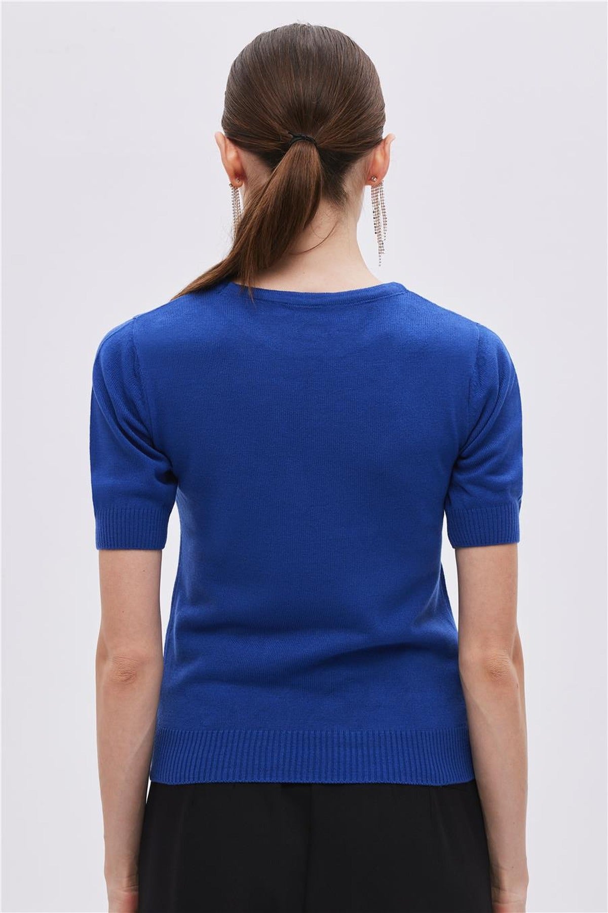 Short Sleeve Knit Jumper