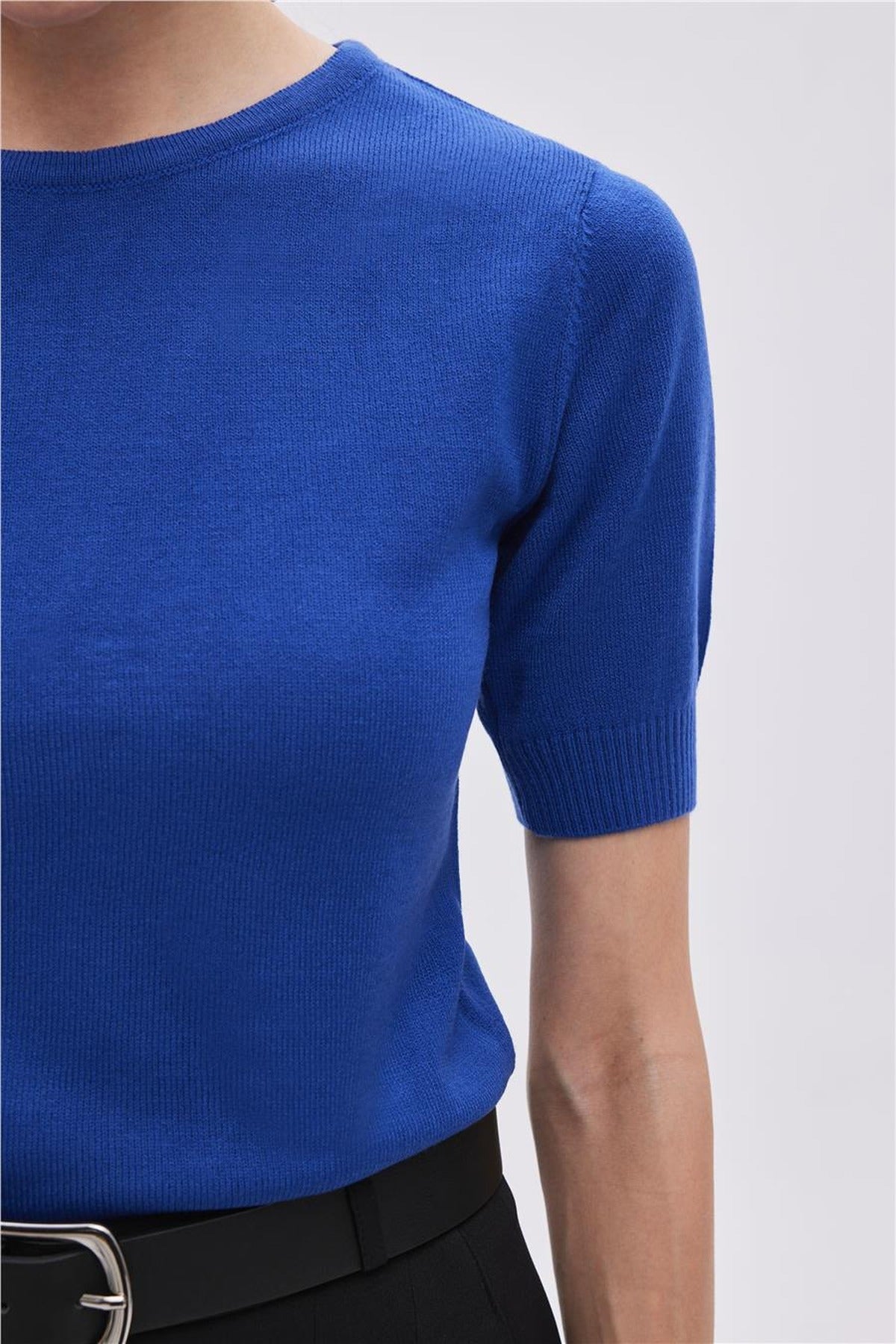 Short Sleeve Knit Jumper