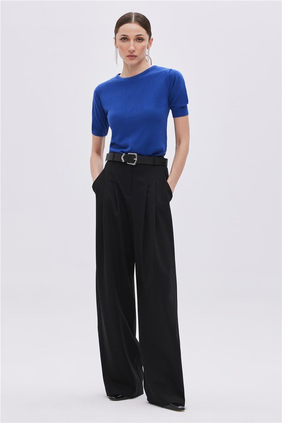 Short Sleeve Knit Jumper