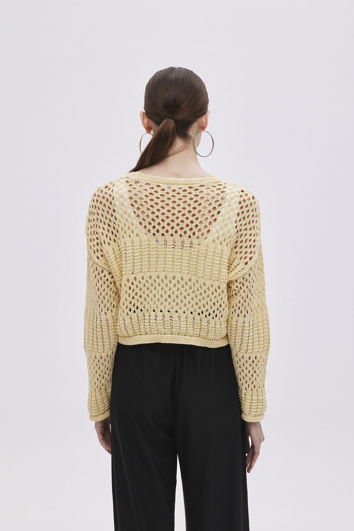 Openwork Knit Jumper