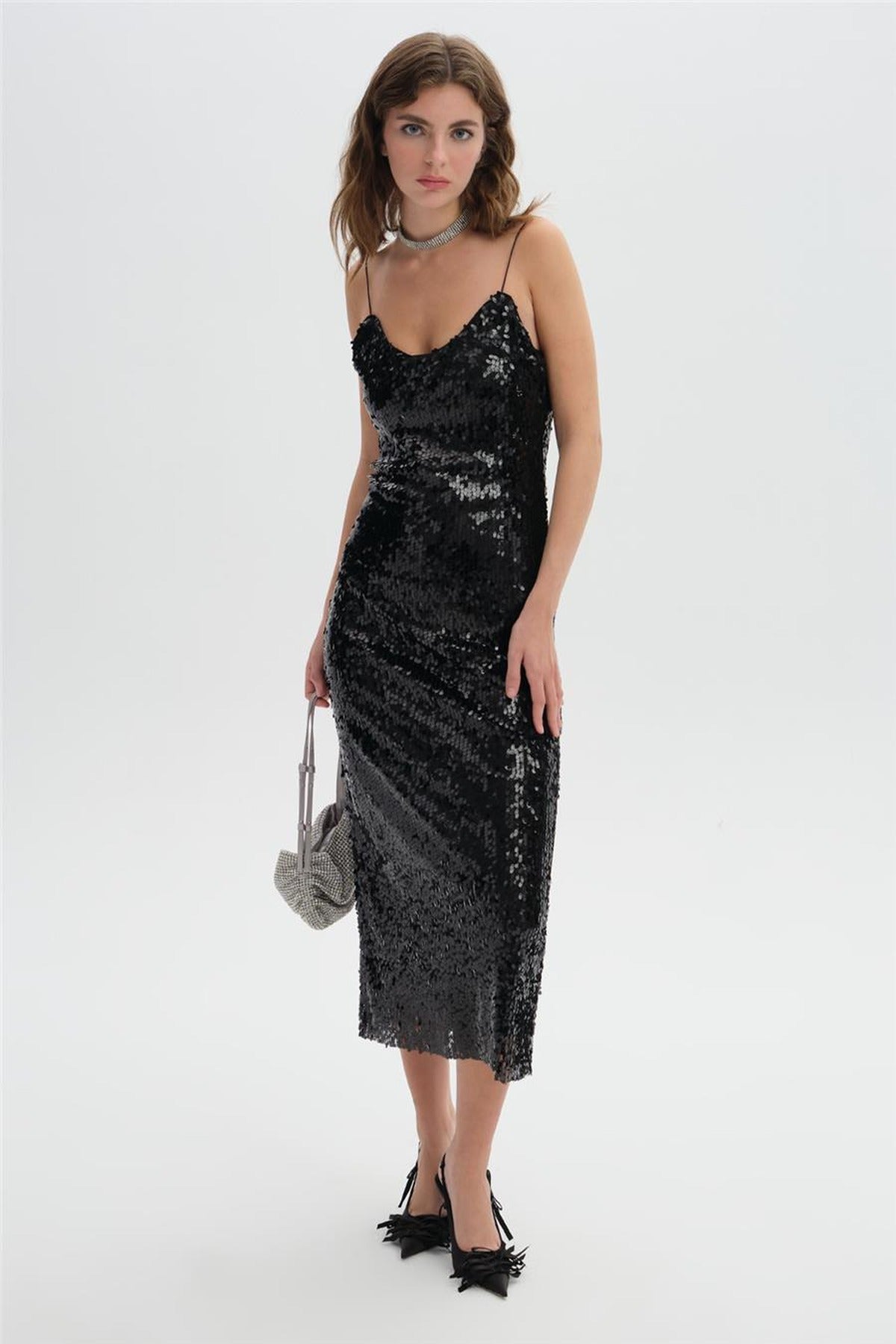 Sequin Slip Dress